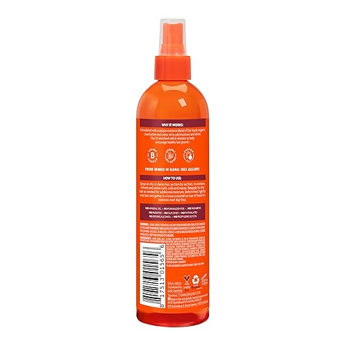 Miniatura 10 de Cantu Comeback Curl Next Day - Revitalizador de rizos para cabello natural con manteca de karité pura, 12 onzas líquidas (paquete de 3)