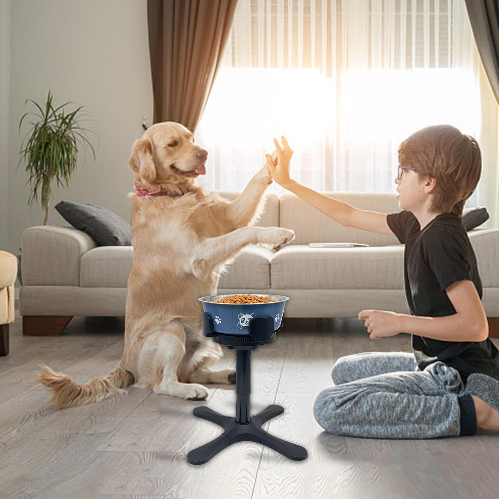 Support de gamelle pour chien – Support de gamelle surélevée à hauteur
