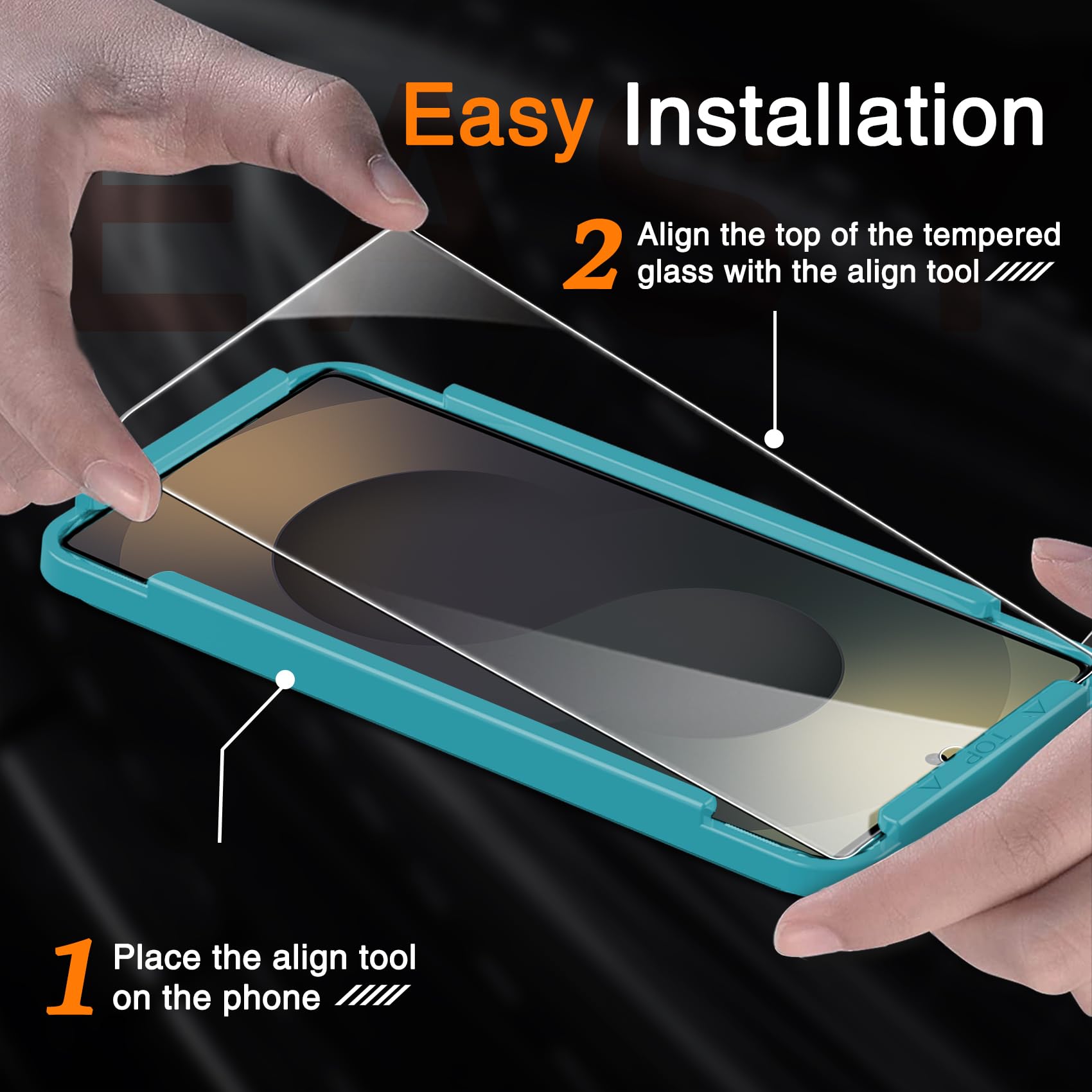 Milomdoi 3 Pezzi Vetro Temperato per Samsung Galaxy S25 Ultra Pellicola Protettiva Accessori con 3 Pezzi Cover Protezione Pellicola Fotocamera, Anti Graffio, Durezza 9H, Custodia Friendly