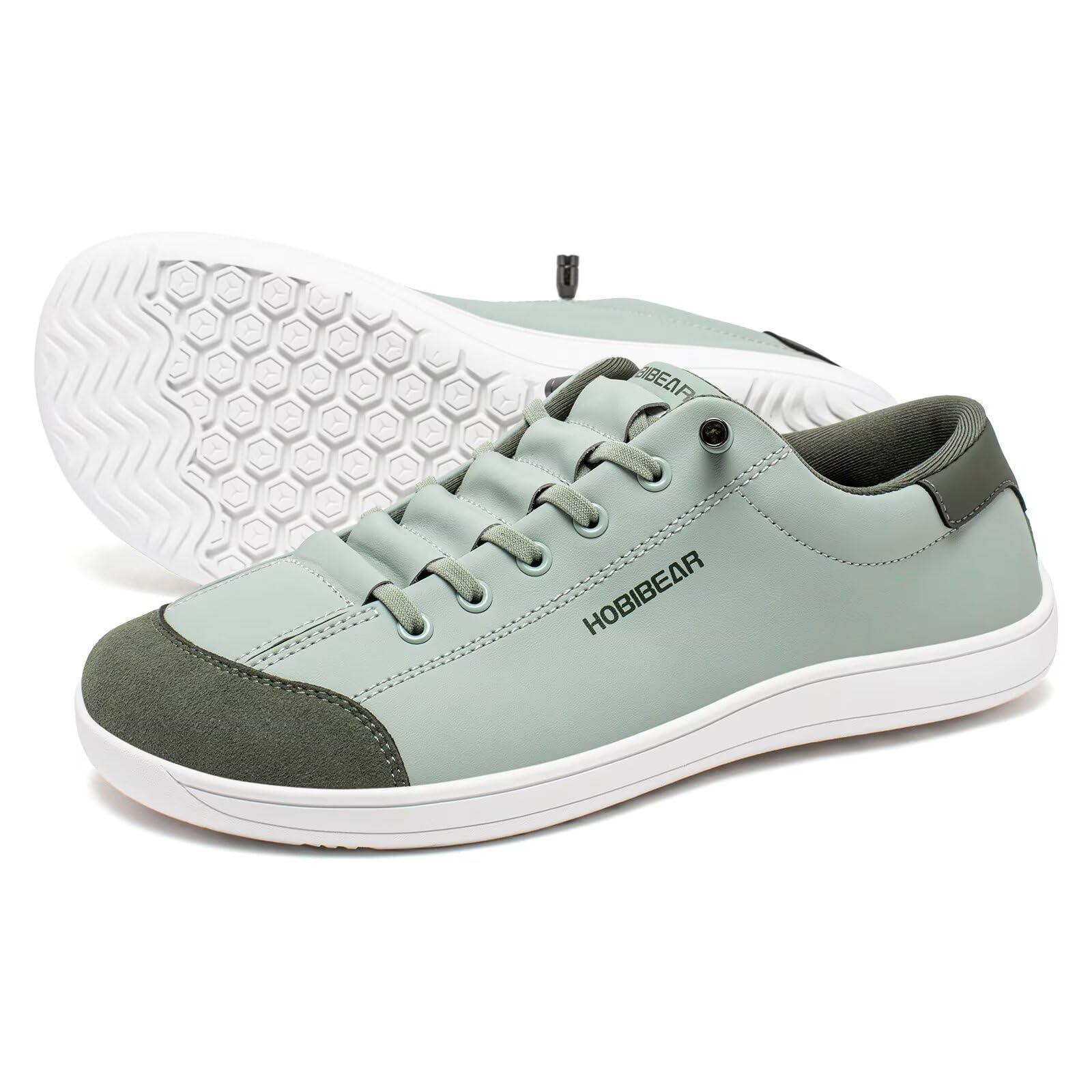 HOBIBEAR Womens Mens Wide Minimalist Barefoot Fashion Trainers Zero Drop Shoes
