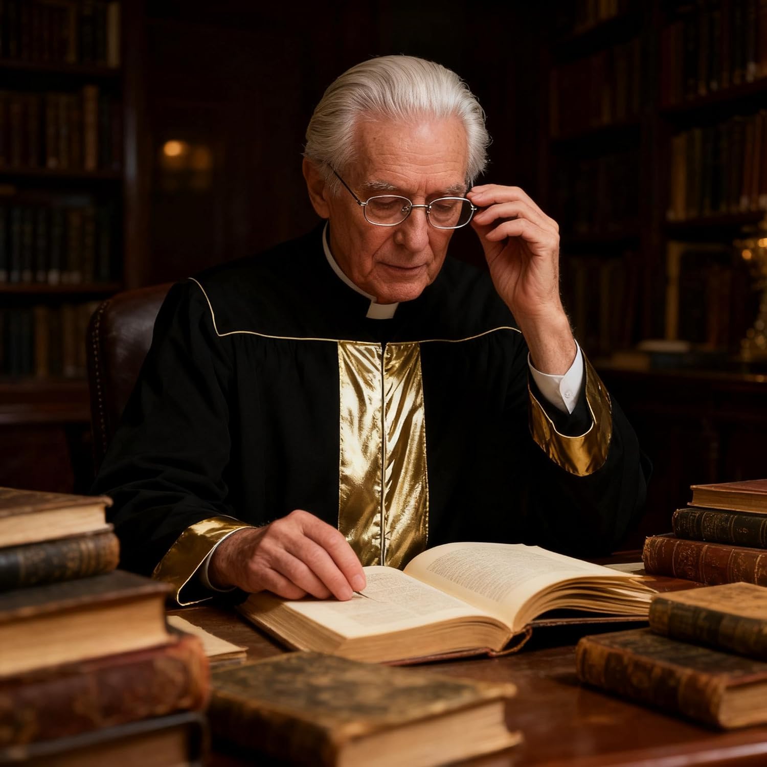 Church Men's Clergy Robe Cassock Priest Choir Praise Worship Robe - Image 3