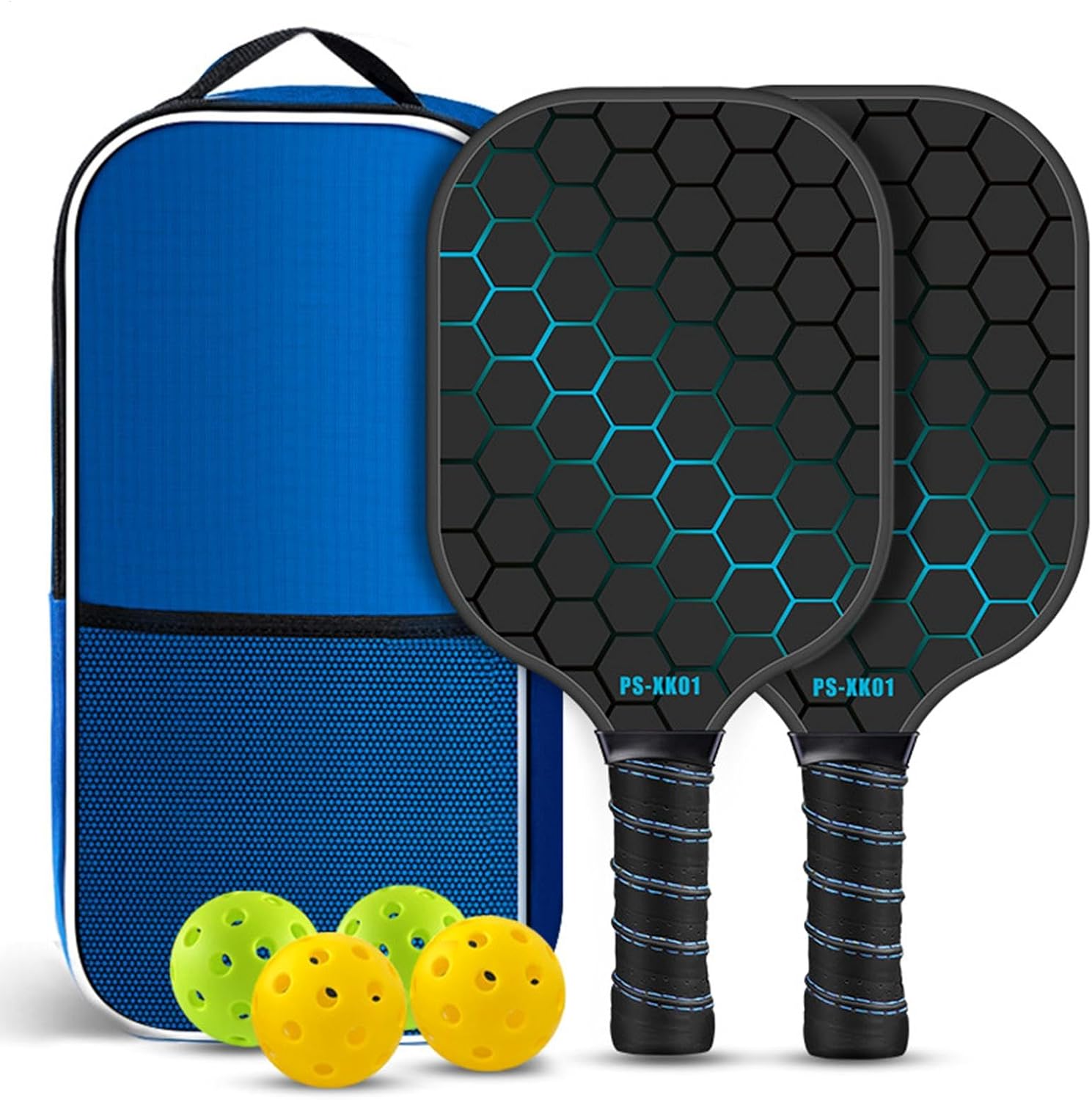 ピックルボール パドル T700生カーボンファイバー Magnus ピンク 黒 2