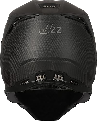 Miniatura 3 de Just1 Racing J22 - Casco de motocicleta todoterreno de fibra de carbono 3K para adultos, aprobado por ECEDOT