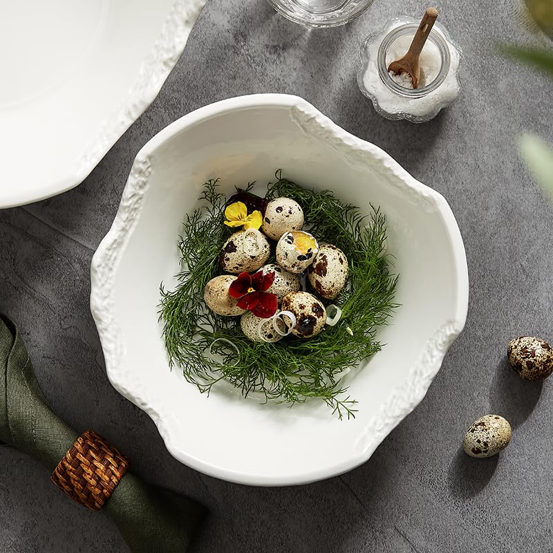 Miski do sałatek domowa ceramiczna miska na makaron chińska zastawa stołowa nieregularna miska do zupy śniadanie miska na płatki owsiane restauracja miska na ryż miski obiadowe (M)