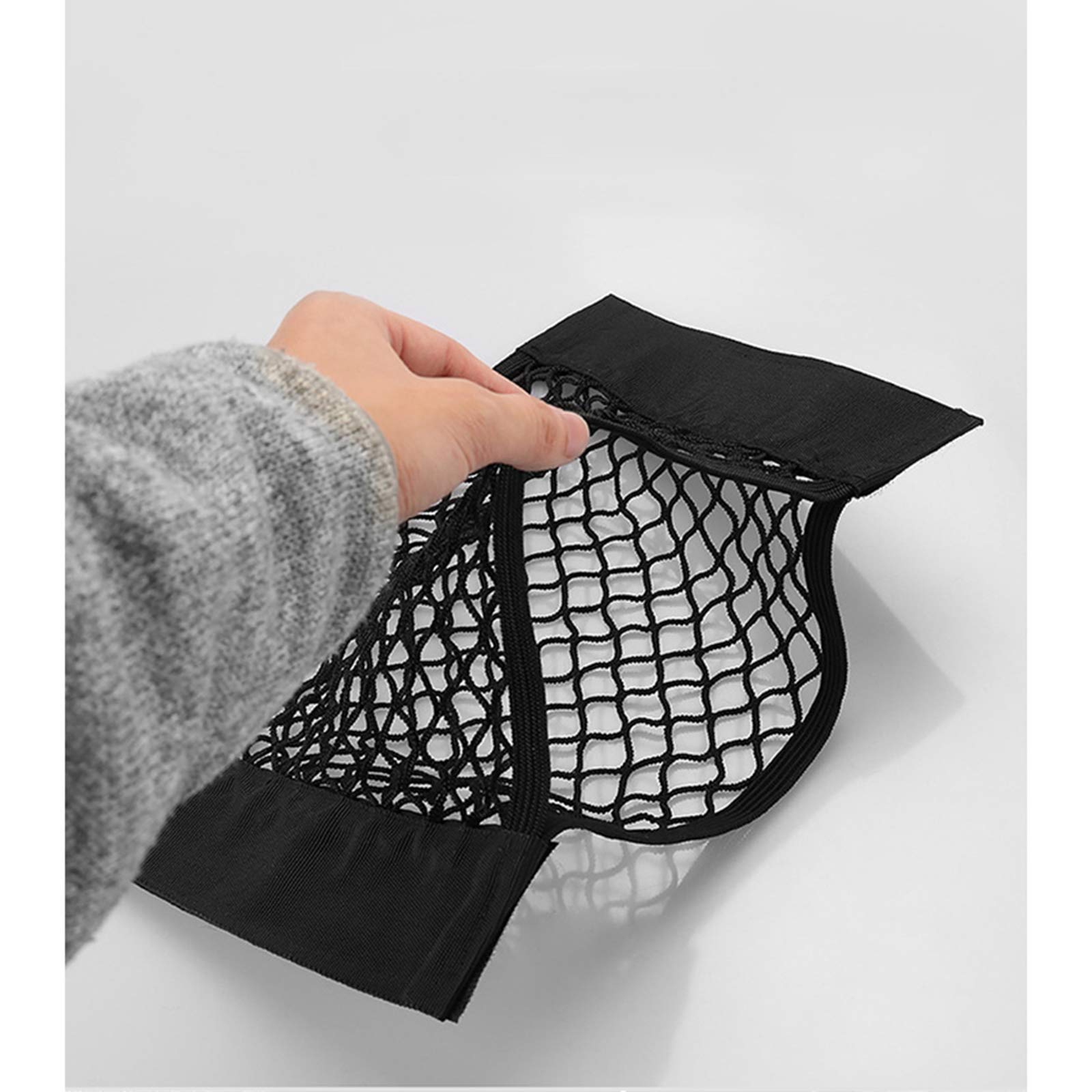 1X Universal Car Organizer Rete a Rete Tronco Merci torage Sedile Posteriore Traino Rete di riordino nel Bagagliaio Accessori Interni di Rete