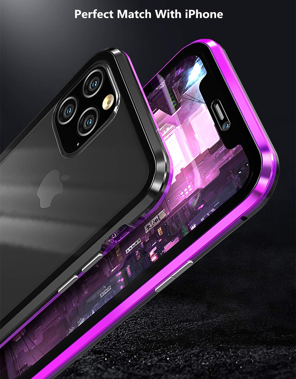 Hkess Custodia Compatibile per iPhone 13 PRO Max Cover Magnetica