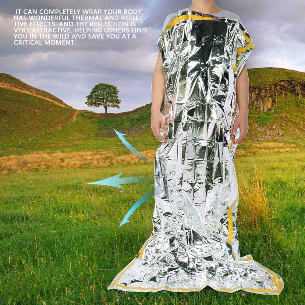 Lot De 4 Sac De Couchage Couverture Thermique De Survie D'urgence Sauvetage Secours Randonnée Bivouac Camping - Sport & Plein Air