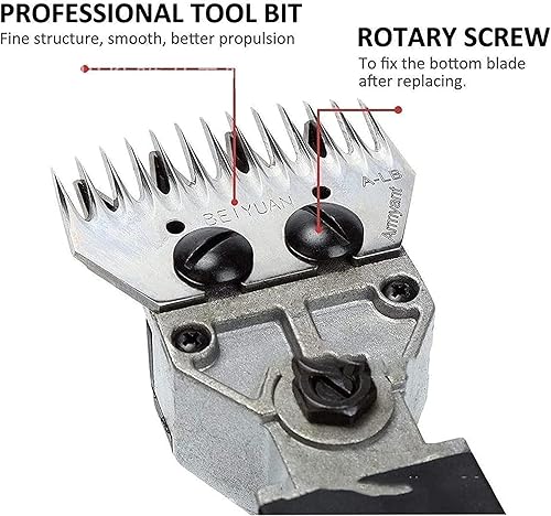 Miniatura 3 de Las tijeras eléctricas de las ovejas 690W de la máquina de corte de alta resistencia de la cabra del aseo de la máquina de afeitar de animales de