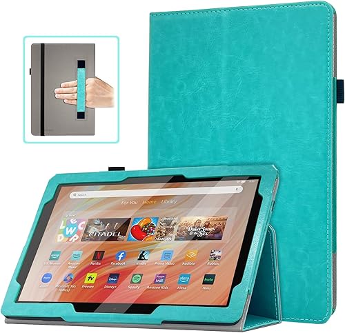 RSAquar Funda para tablet compatible con Tienda Fire HD 10, 13 generación (2023) y 11 (2021) de 10.1 pulgadas con función de encendido automático,