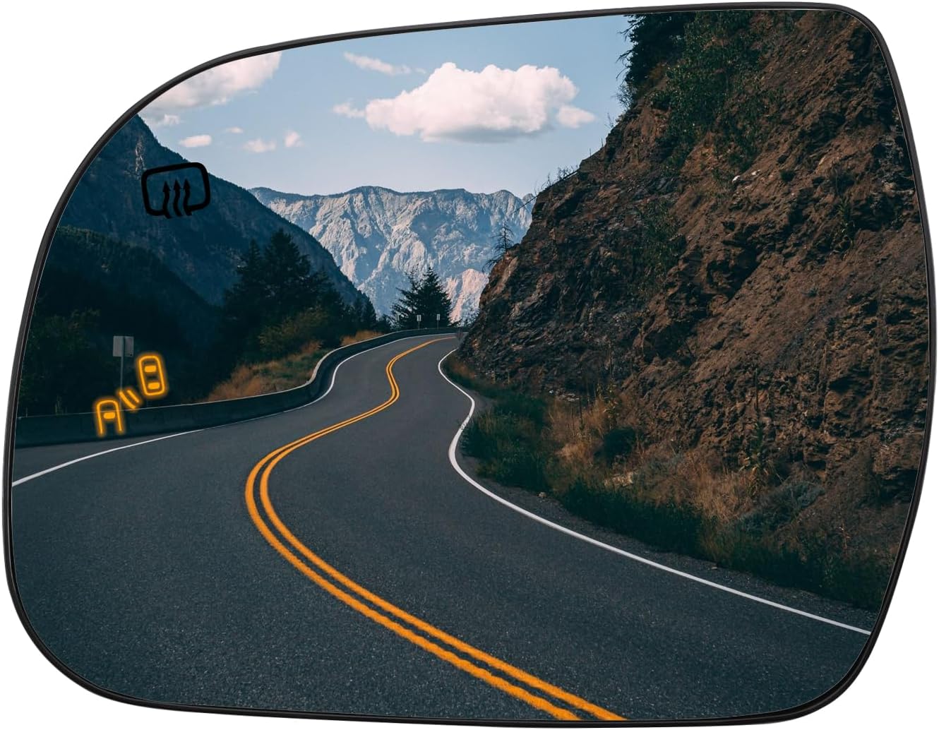 Driver Side Mirror Replacement for Toyota Sienna 2011 2012 2013 2014 2015 2016 2017 2018 2019 - Left Side Mirror Glass, Rear View Mirrors Glass with Power Heated & Blind Spot