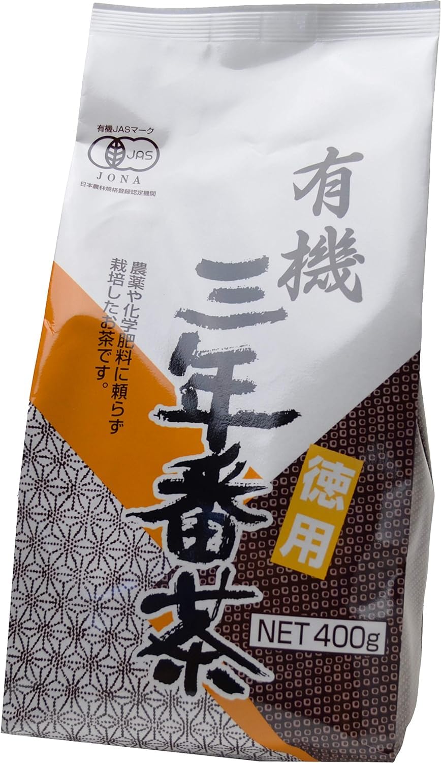 Amazon | 播磨園 有機三年番茶 400g 2袋セット | 播磨園 | ハーブ