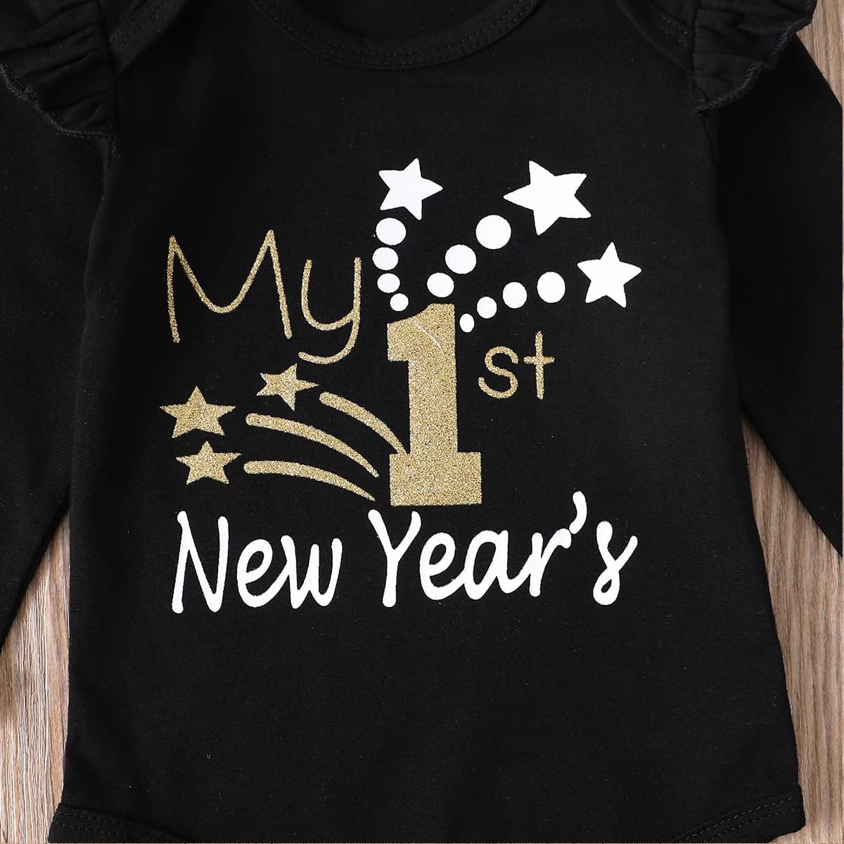 Baby Girl New Year Outfit Newborn My 1st New Year Clothes - Image 4