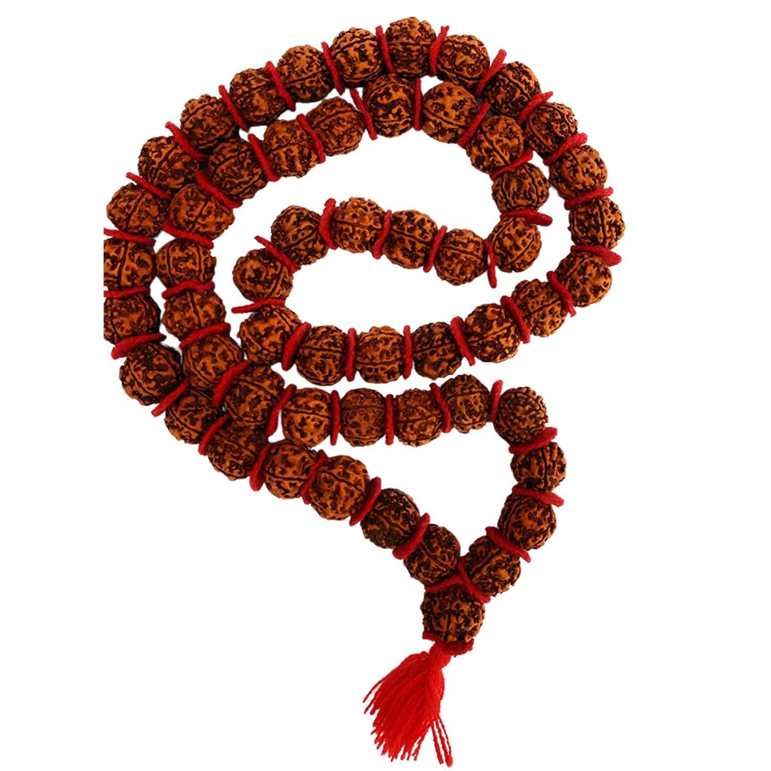 Apnisanskriti 5 Mukhi Rudraksha Kantha Mala for Jaap and Men/Women Wearing (20 mm, 54 Beads, Natural Colour Rudraksha Beads, Lab Certified) - Pack of 1 (B0B8DN727H) Amazon Price History, Amazon Price Tracker