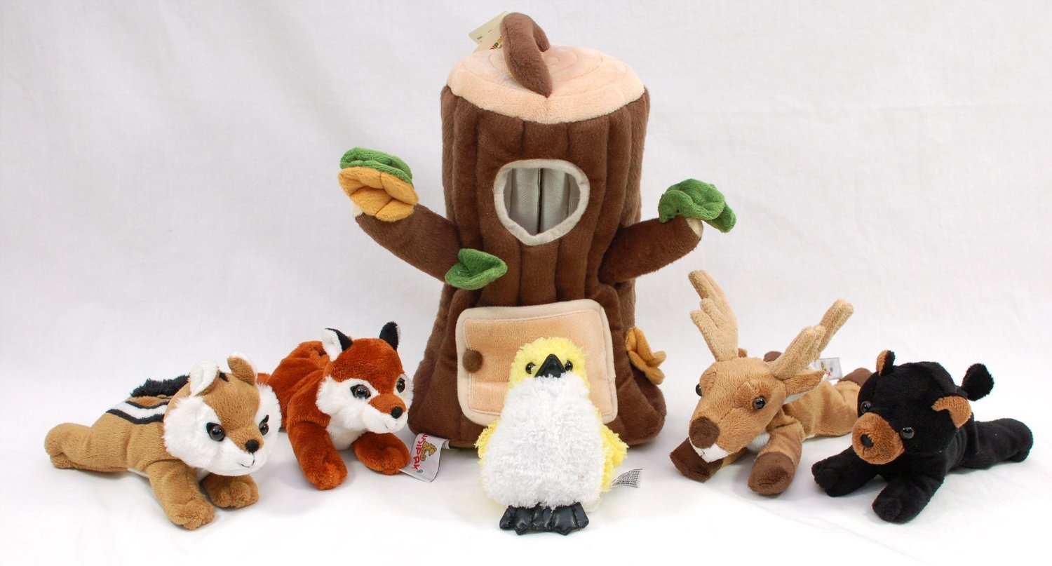 Amazon.com: Unipak Special Edition Plush Treehouse with Animals