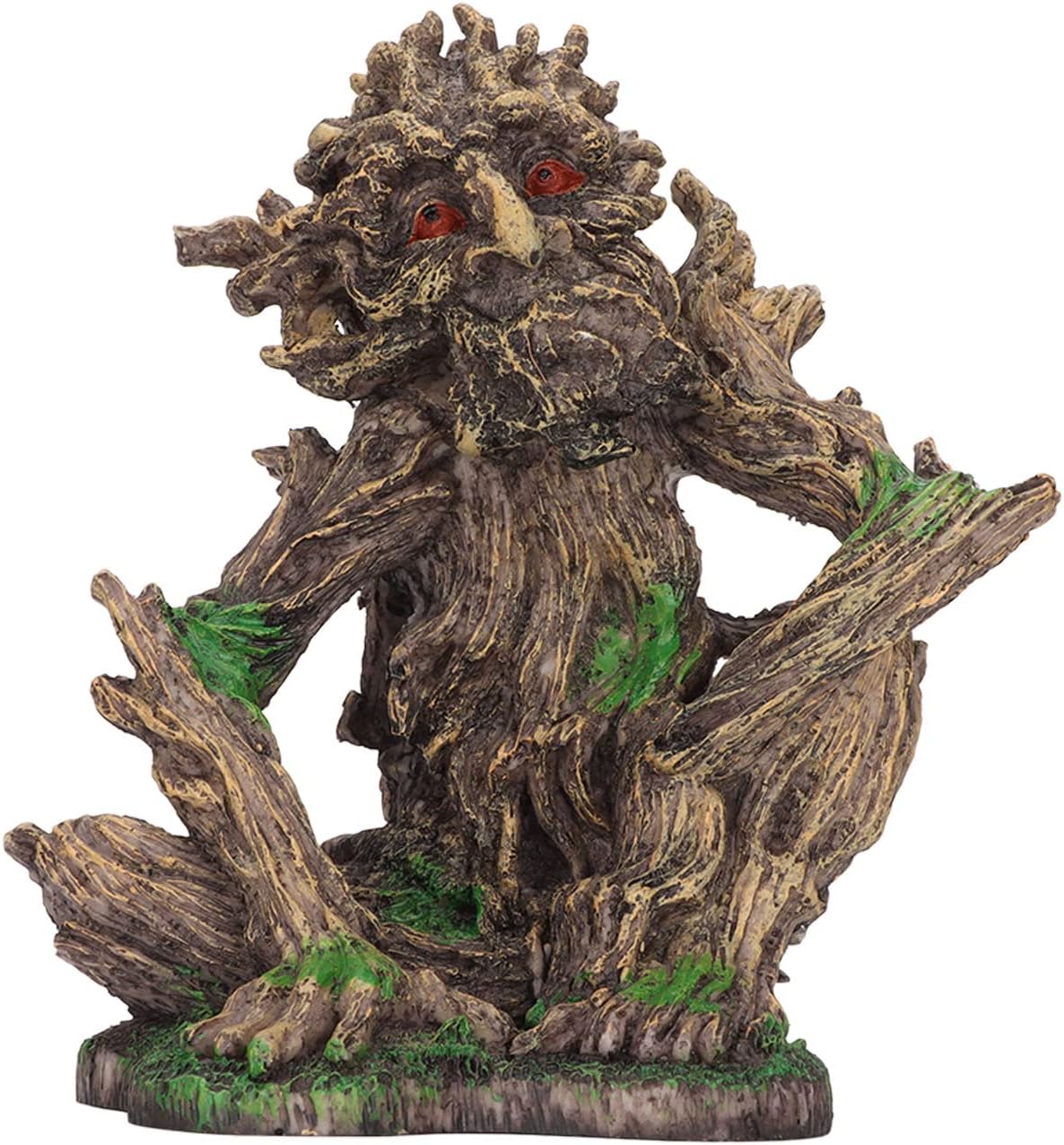 Aquarium Tree Trunk Decoration, Fish Tank Tree Statue Ornaments, Lifelike Resin Simulation Tree for Aquarium Decor, Safe Hiding Place for Fish with Look and Durable Materia