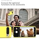 YATWIN Silicone Back Case for Google Pixel 9 Pro XL, Soft-Touch Phone Back Cover for Google Pixel 9 Pro XL - Yellow gallery image