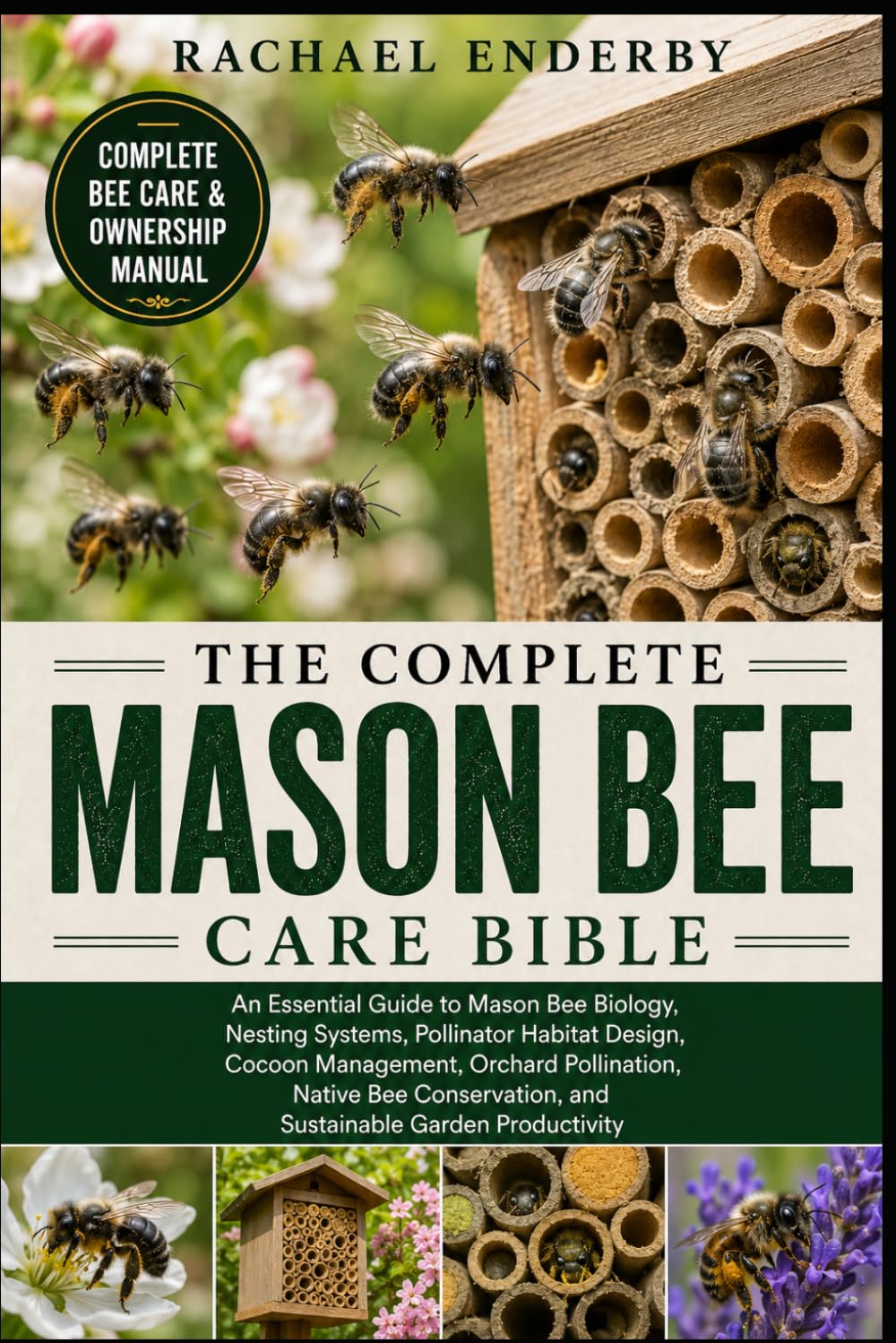 THE COMPLETE MASON BEE CARE BIBLE: An Essential Guide to Mason Bee Biology, Nesting Systems, Pollinator Habitat Design, Cocoon Management, Orchard ... and Sustainable Garden Productivity