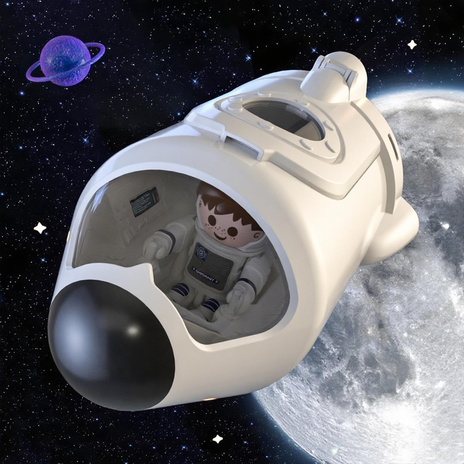 BLmukce Space Rocket Toys, STEM Launch Set including Light/Sound/Smoke - Image 4