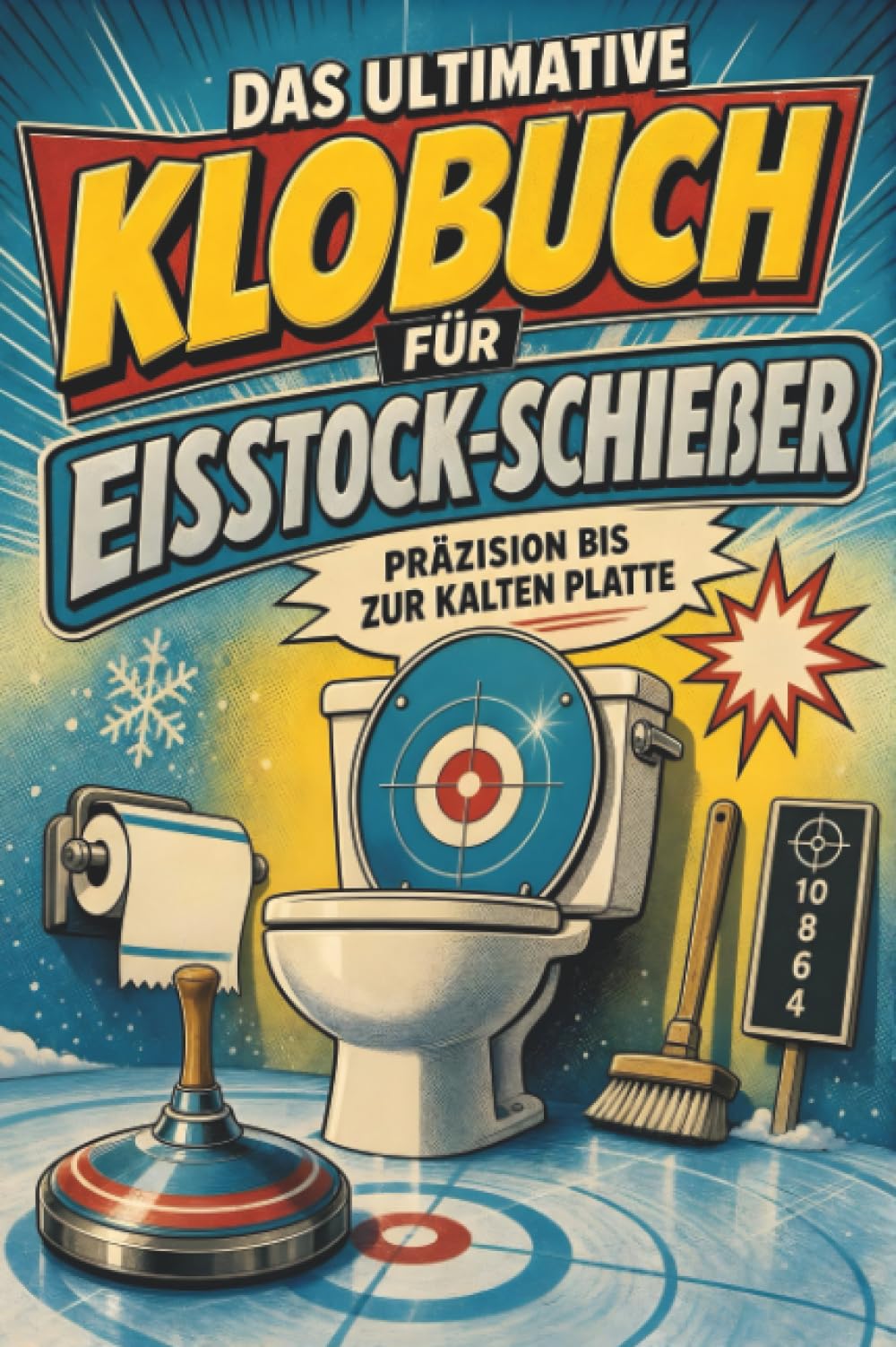 Das ultimative Klobuch für Eisstock-Schießer: Präzision bis zur kalten Platte. Lustiges Geschenk für Fans von Eisstock-Schießen, Daube und Winterturniere