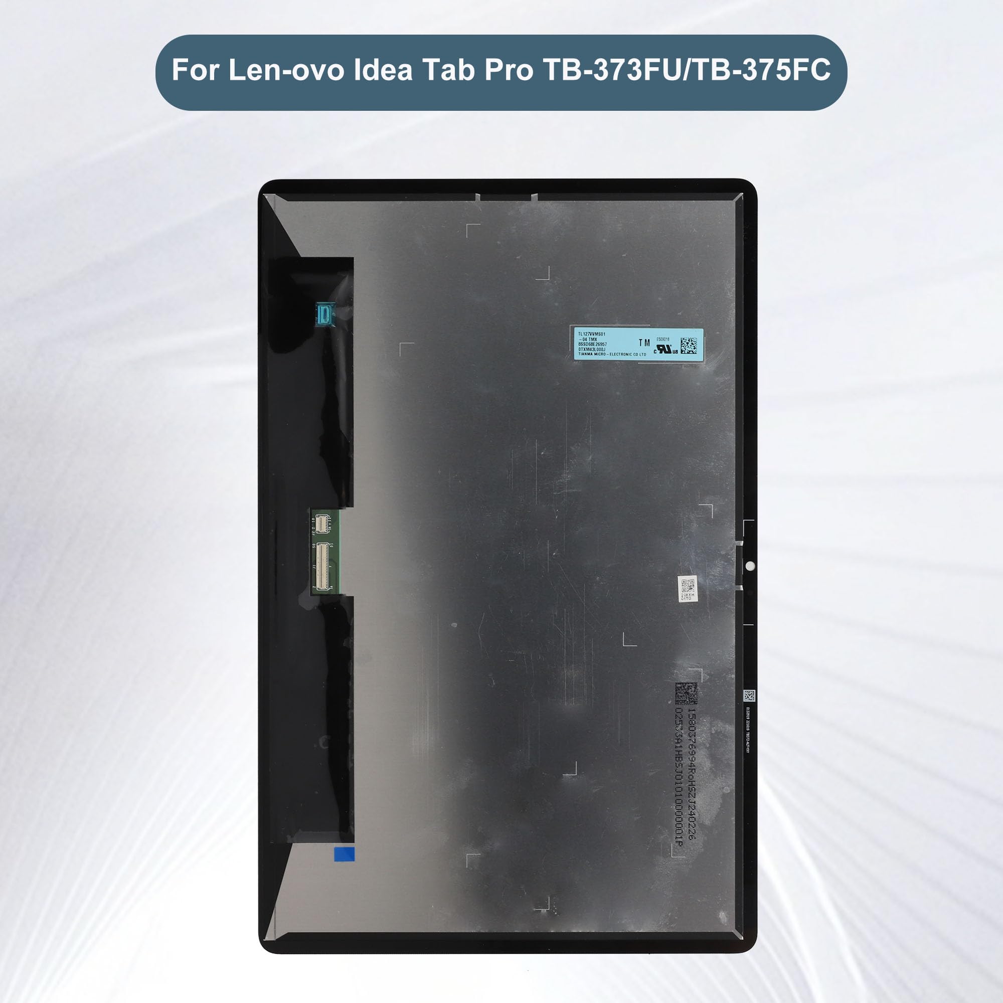 Neuer Ersatz Display Kompatibel mit Lenovo Idea Tab Pro TB-373FU ZAE40142GR 12.7" LCD Display Touch Screen Assembly with Tools