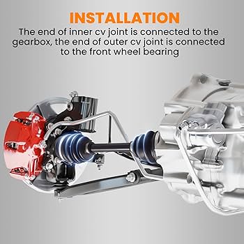 バートンパパ　４ Amazon.com: NICHE Front CV Axle Drive Shaft for Honda