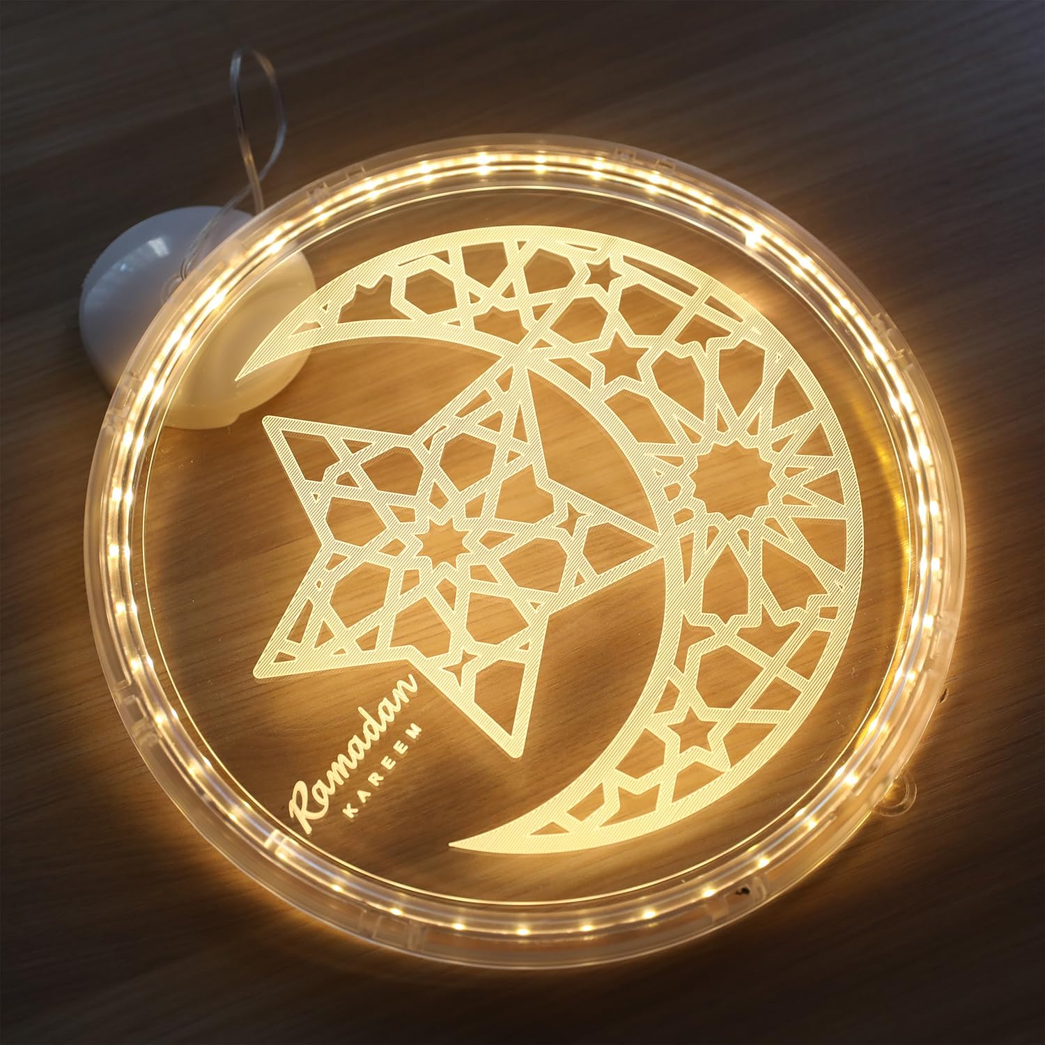NOJGAC Ramadan Window Lights Decoration, Ramadan Decoration Window Lights with Portable Suction Cup - Image 4