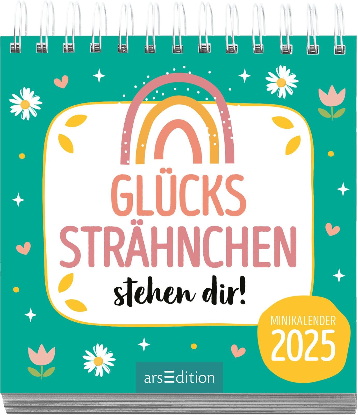 Display Monatskalender 2025: Mit 4 x 5 Ex. | Kleine Tischkalender voller lieber Worte für liebe Menschen