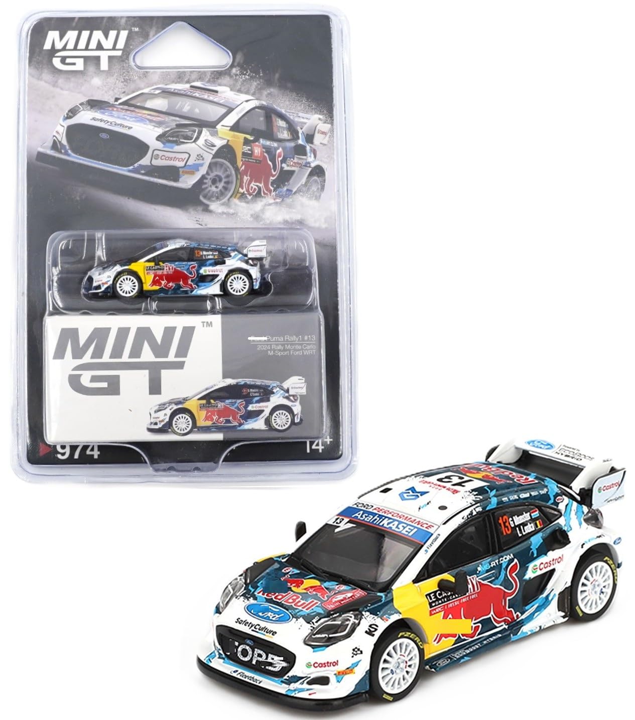 True Scale Miniatures Model Car Compatible with Ford Puma Rally1#13 M-Sport Ford WRT 2024…