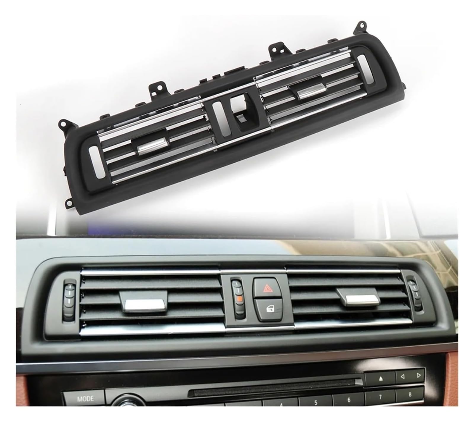 Griglia ventilazione cruscotto Per BMW Serie 5 F10 F11 Pannello Copertura Della Presa D'aria Condizionatore A/C Centrale Anteriore Sinistro Destro Posteriore Laterale(Middle)