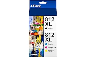 812XL Ink Cartridge High Capacity - Replaces for Epson 812XL Ink Cartridges