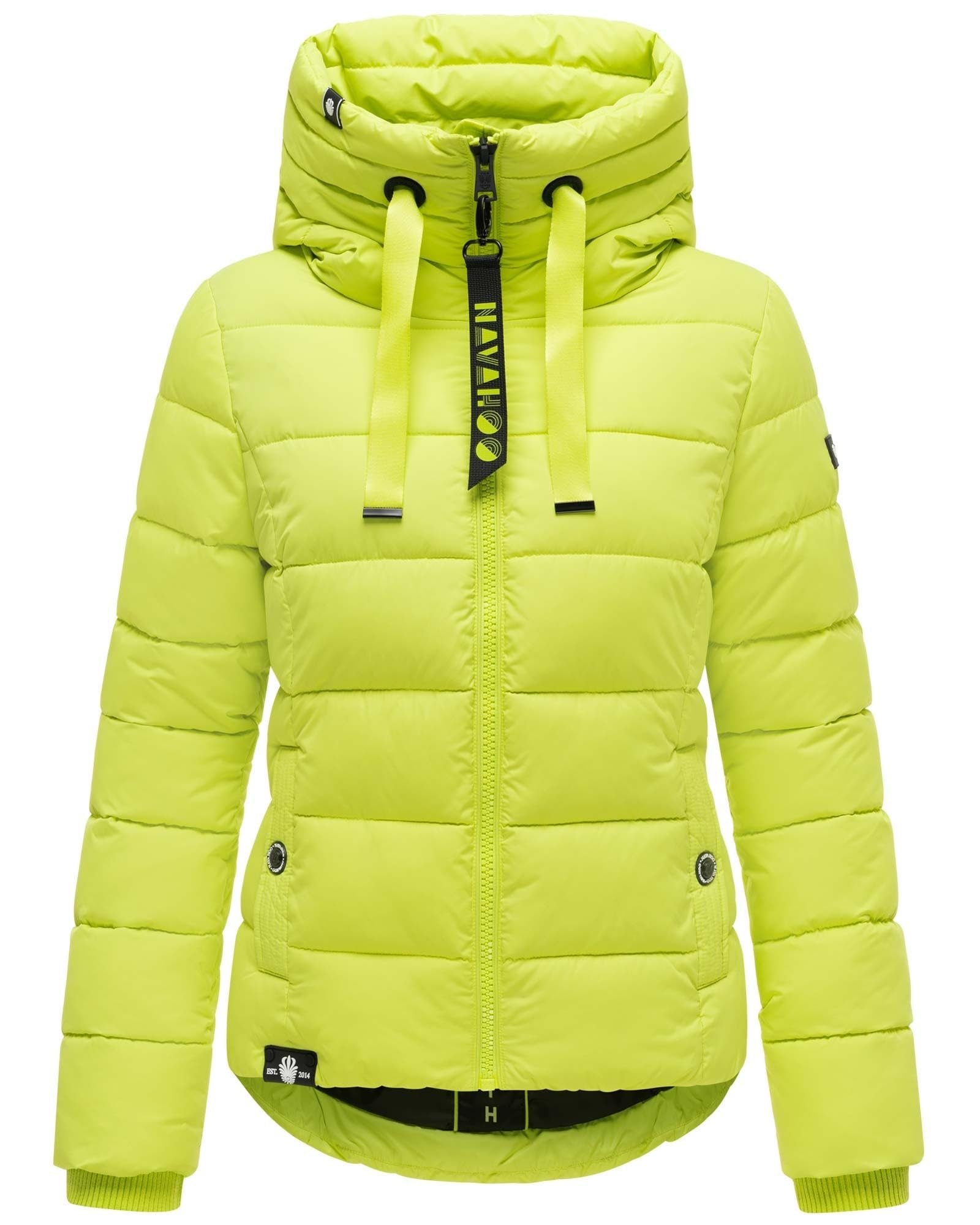 Navahoo Chaqueta acolchada de invierno para mujer, cuello alto, forro B930
