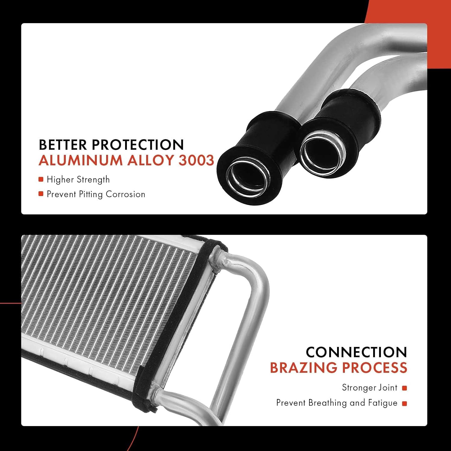 A-Premium HVAC Heater Core Compatible with Genesis G80 2017-2022 & Hyundai Genesis 2015-2016, Replace# 97138-B1000, 97138B1000