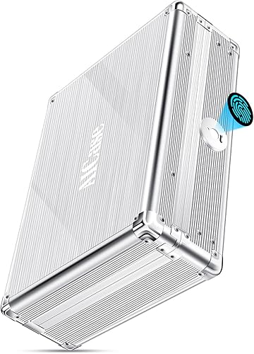 AICase - Caja fuerte para pistolas, caja de seguridad de acceso rápido para múltiples pistolas con cerradura biométrica de huellas dactilares/código