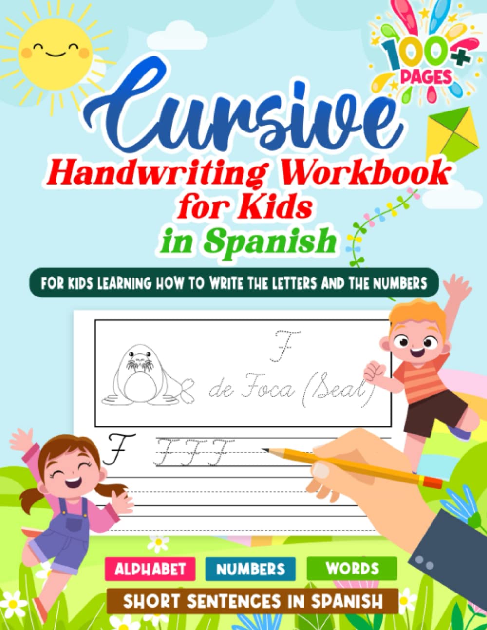 Cursive Handwriting Workbook for Kids in Spanish