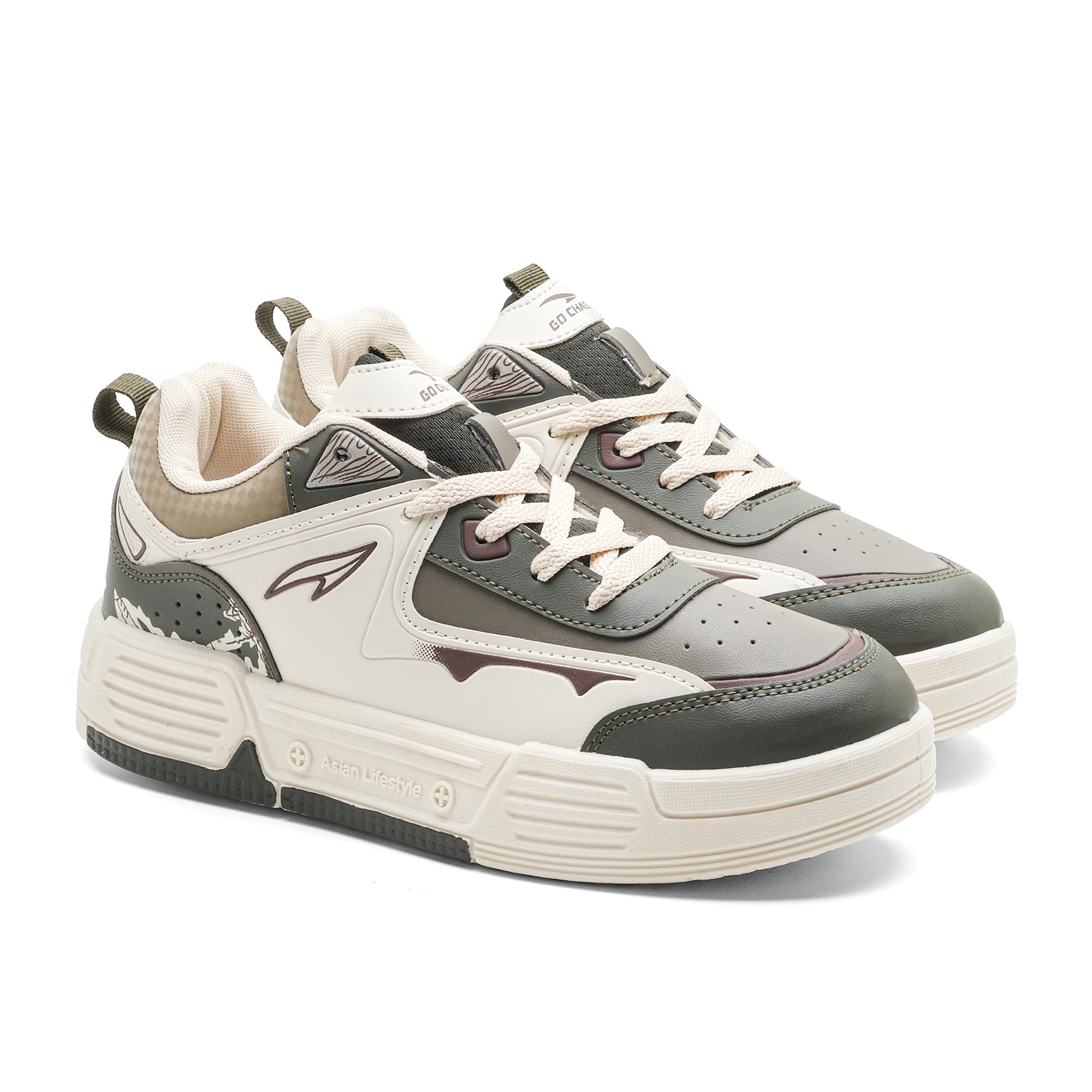 Lifestyle-02 Men’s Stylish Sneakers | Comfortable Boys Sports Sneakers with PU Upper & Cushioned Insole | Ideal for Gym, Walk, Travel, & Casual Wear-image-22
