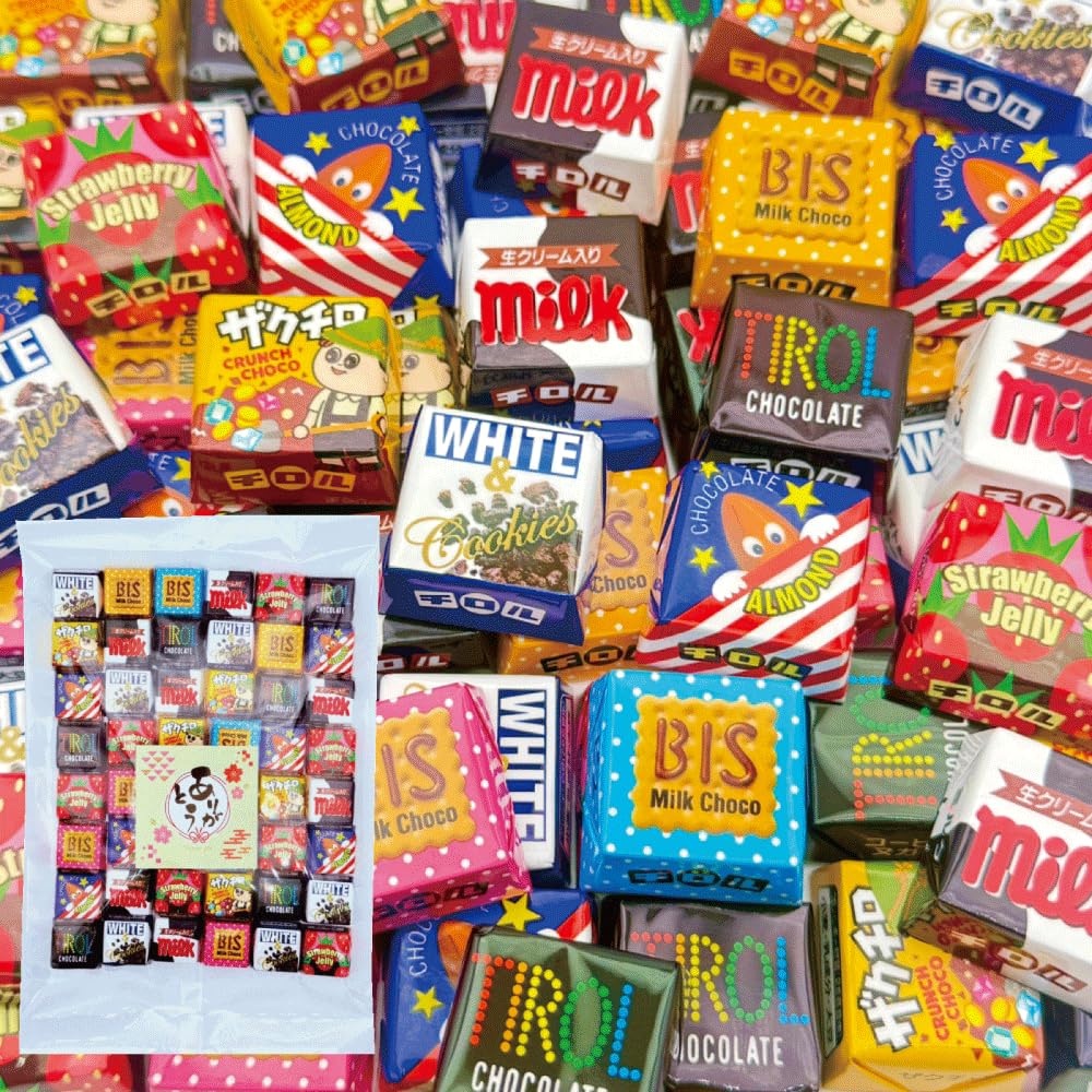 Amazon | チロルチョコ 詰め合わせ 7種50個 「ありがとう