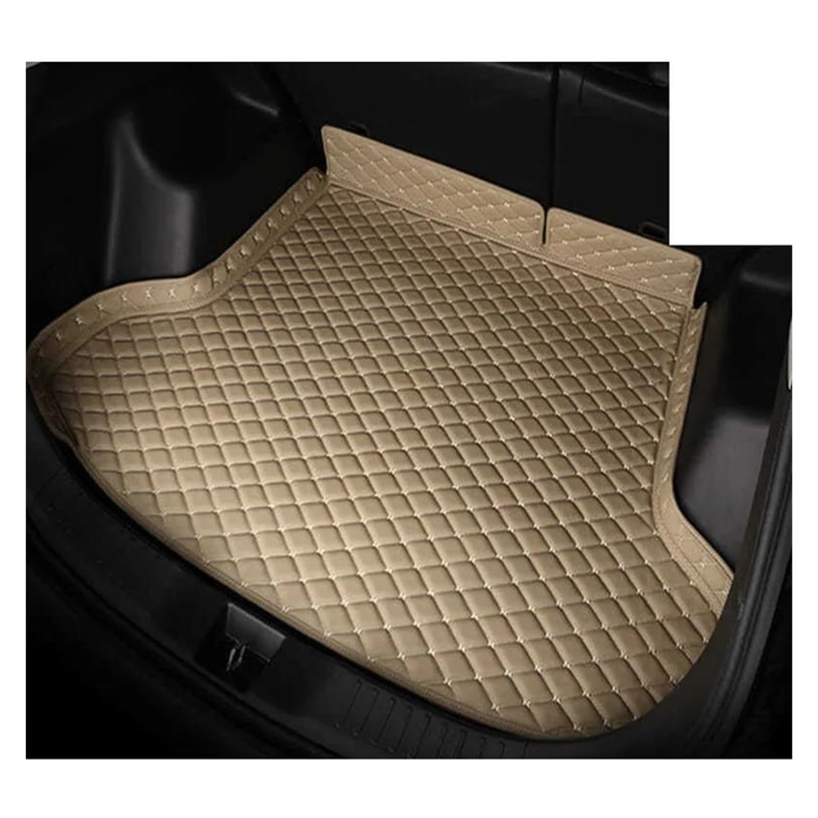 Tapis Coffre Voiture Tapis De Coffre Arrière pour Nissan pour X-Trail (2010-2009-2008) Accessoires(Beige10)