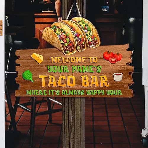 Miniatura 99 de Placa de pared de madera de bar de tequila mexicano personalizado, letrero de bar de México, letrero rústico para pub para el hogar, decoración de 01