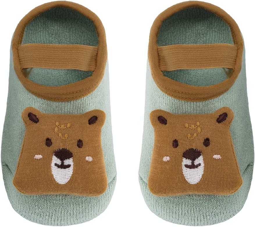 Buba Meia Sapatilha Com Aplique Urso M Verde