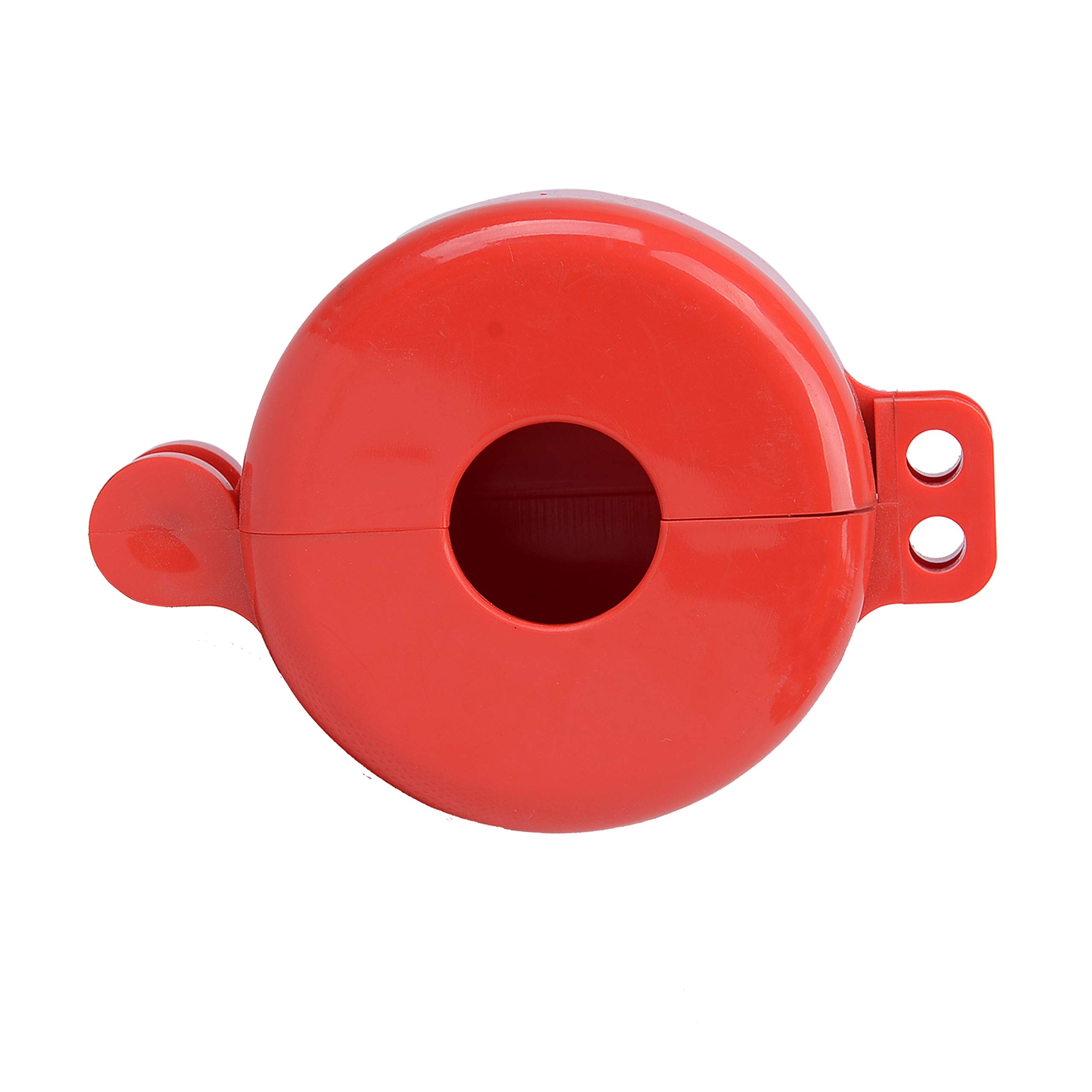 Water Spigot Lock/Valve Lockout/Gas Cylinder Lockout,Hose Bib Lock and Faucet Locks Fits Size 1'' to 2-1/2" Red