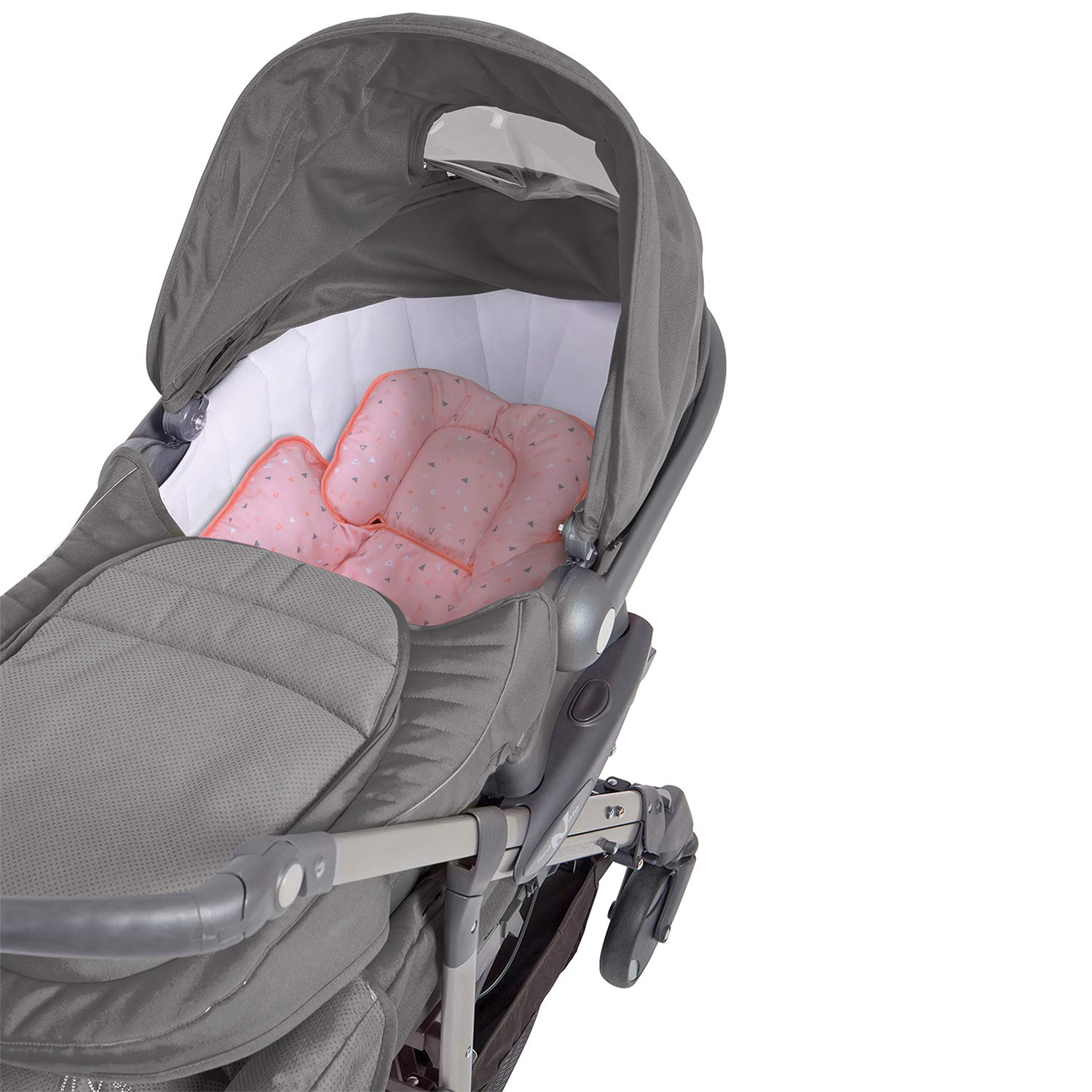 Clevamama Cojín de Lactancia 10 en 1 - Cojín para Embarazo y Alimentación de Bebés con Espuma Transpirable