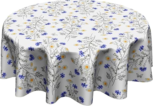 Miniatura 42 de Mantel redondo de música de 60 pulgadas – Mantel de piano clásico negro y blanco para mesa de instrumentos musicales para cocina, patio, picnic al