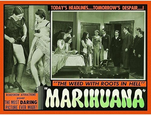 ArtDirect Vintage Vices Marihuana The with Roots in Hell II 10x8 UnFramed Art Print Poster Ready for Framing by Vintage Vices