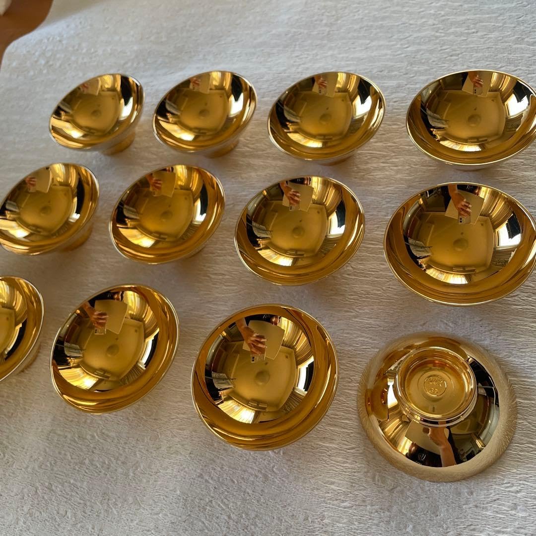 Amazon.co.jp: 金杯 24K GP 24kgp 金メッキ 12個 : ホーム＆キッチン