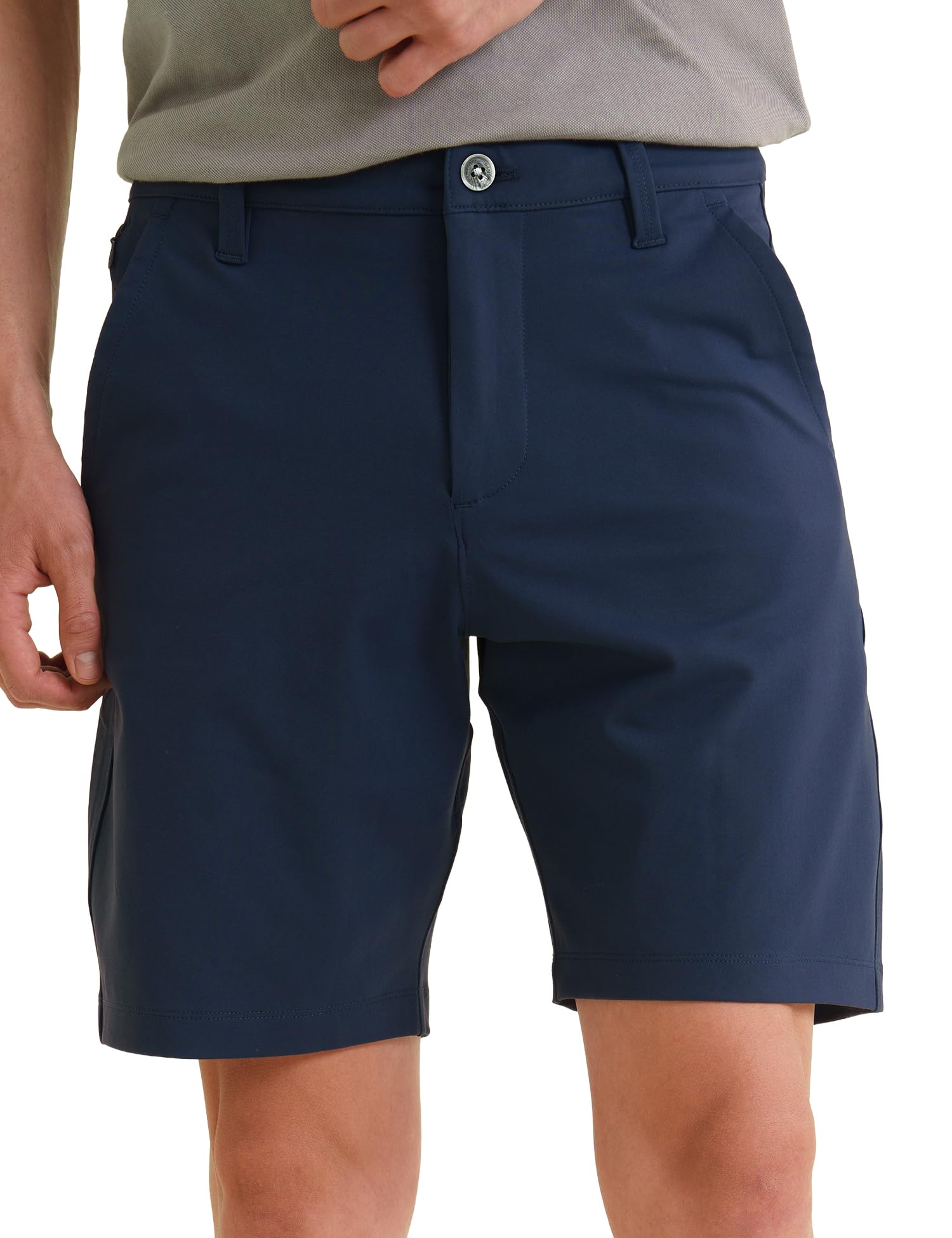 damensch Chino Shorts for Men, 4-Way Stretch Shorts Pant for Men, Anti-Wrinkle Shorts for Men Stylish, No Fade Long Lasting Shorts, Microfiber Buttoned Chino Shorts Men-picture-10