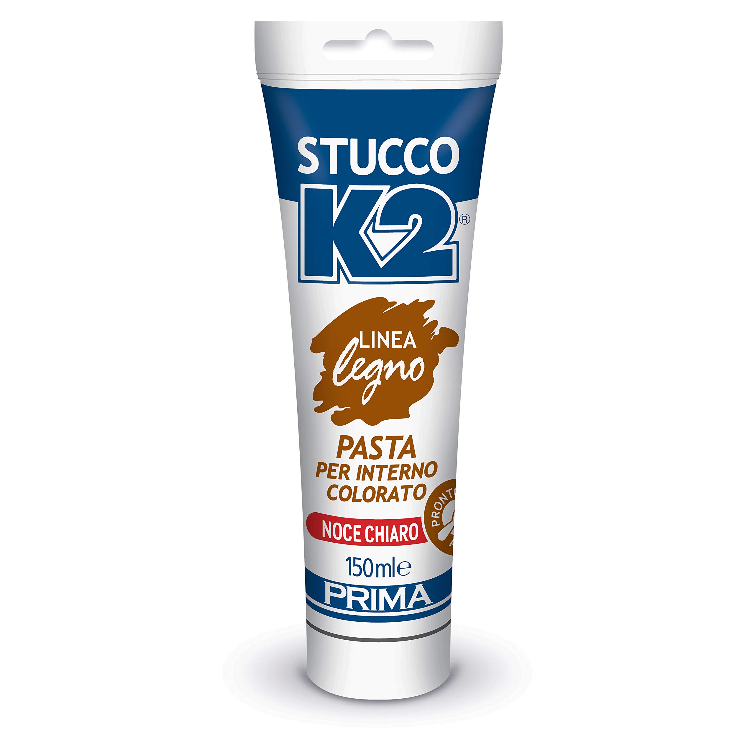 6 PZ Di STUCCO PRONTO K2 NOCE CHIARO TUBETTO ML.150