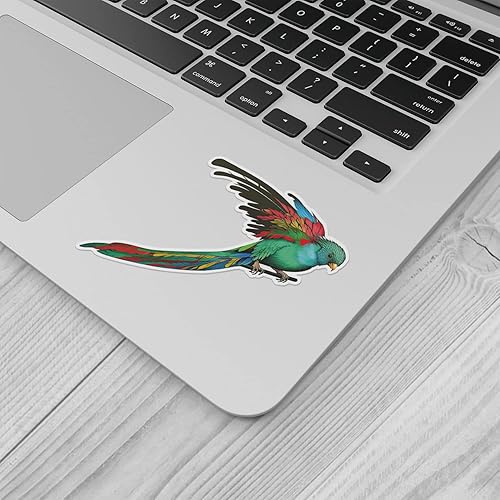 Miniatura 4 de Quetzal - Adhesivo para parachoques  Decoración de automóvil, computadora portátil, botella de agua, pared, ventana, calcomanía de vinilo