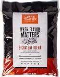 Amazon product image of Traeger Grills Signature Blend 100% All-Natural Wood Pellets for Smokers and Pellet Grills, BBQ, Bake, Roast, 18 lb. Bag