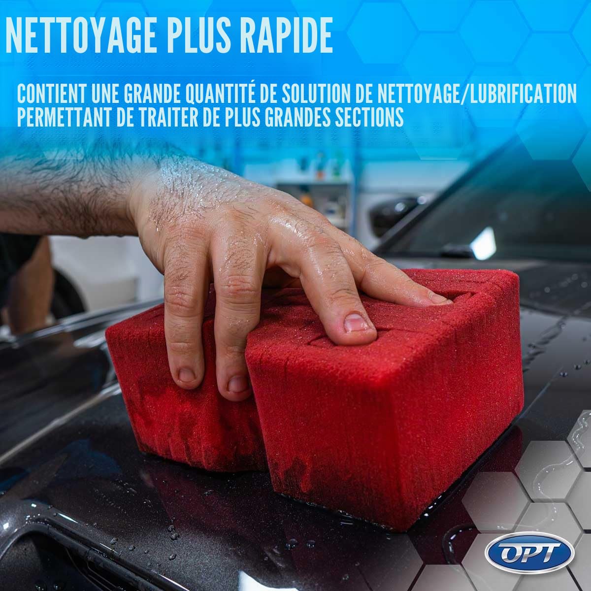 OPT 22516 Optimum Big Red Sponge Grande éponge rouge