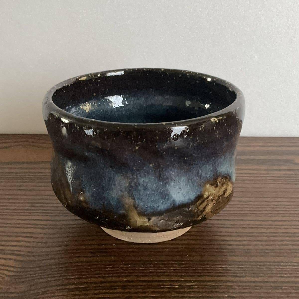 ○人気作家！ 山根清玩作 新作萩抹茶碗 箱なし 萩焼○